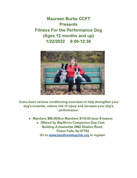 Fitness for the Performance Dog Workshop